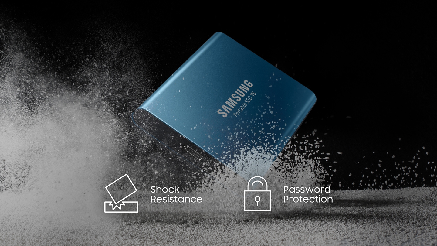 Portable SSD T5 500GB Memory & Storage - MU-PA500B/AM | Samsung US